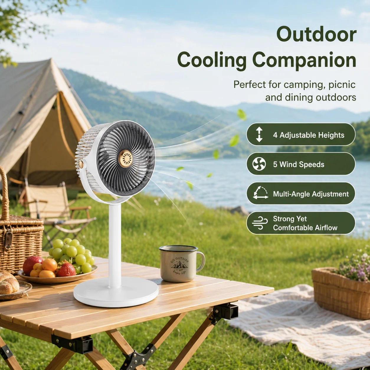 Ventilateur 3-en-1 Silencieux